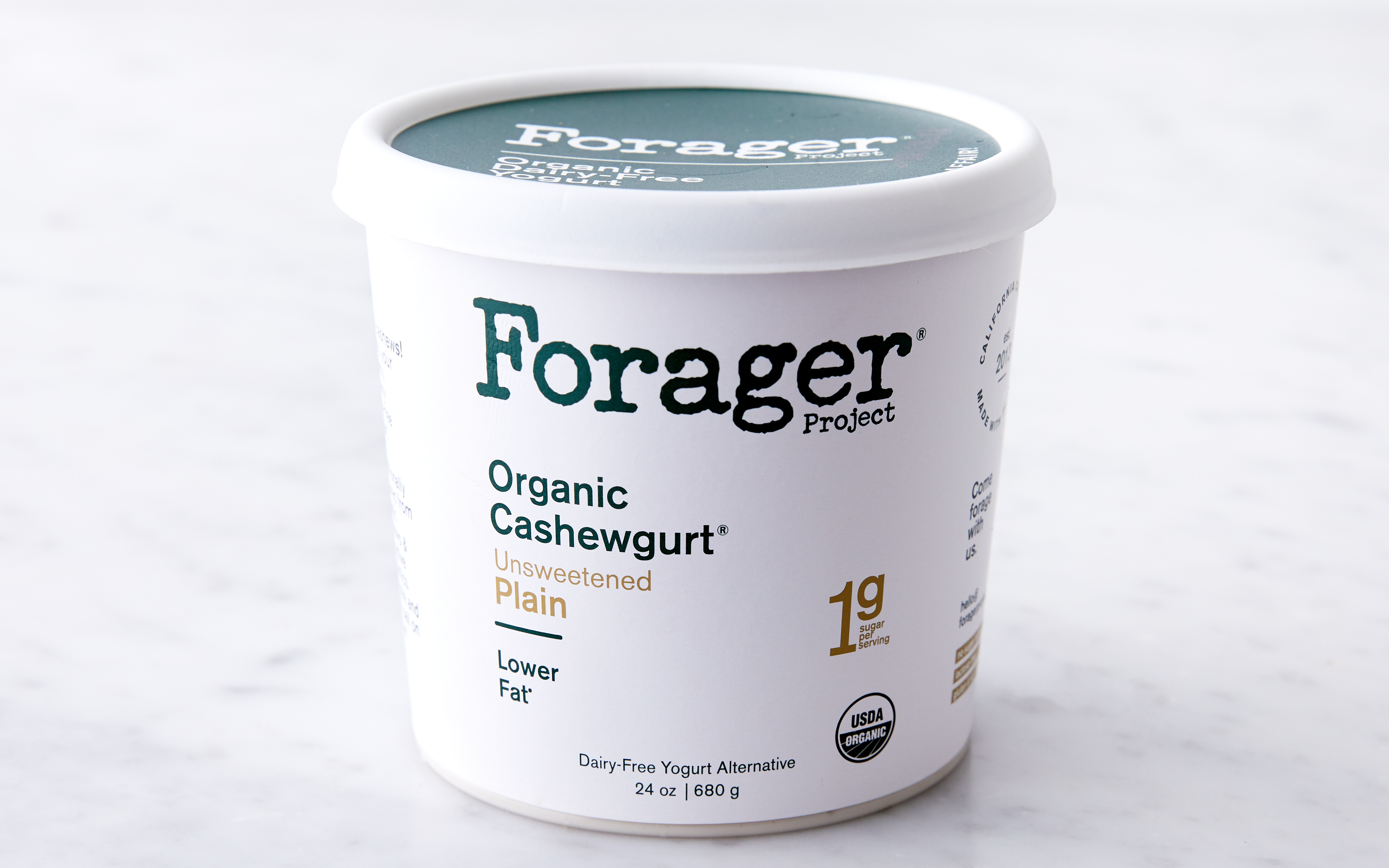 Organic Unsweetened Cashew Yogurt Forager Project SF Bay Good Eggs
